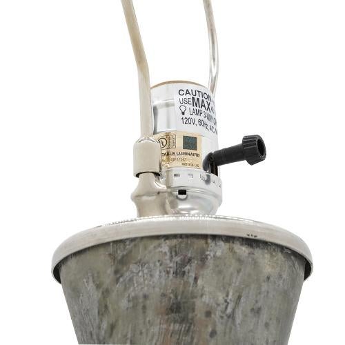 Silver Foil Gourd-Shaped Luxury Table Lamp For Sale - Image 4 of 5