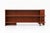 1940s Vintage Scandinavian Desk in Teak and Mahogany, 1940s For Sale - Image 5 of 12