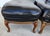 Vintage Chateau Dax French Provincial Leather Chair & Ottoman For Sale - Image 11 of 12