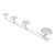 Mid 20th Century French White Enamel Four Peg Coat Rack For Sale