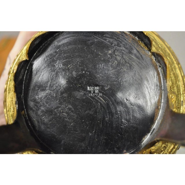 Vintage Japanese Cloisonne Enamel Champleve Bronze Foo Dog Incense Burner For Sale - Image 10 of 12