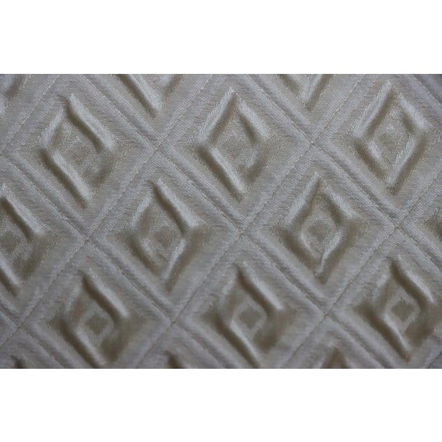 Ivory Decorative Ivory Brooch & Tassel Pillow For Sale - Image 8 of 8