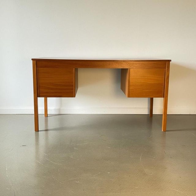 Mid-Century Danish Teak Desk For Sale - Image 8 of 10