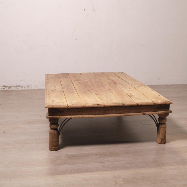 Vintage Indian Teak Coffee Table, 1960s For Sale - Image 14 of 18