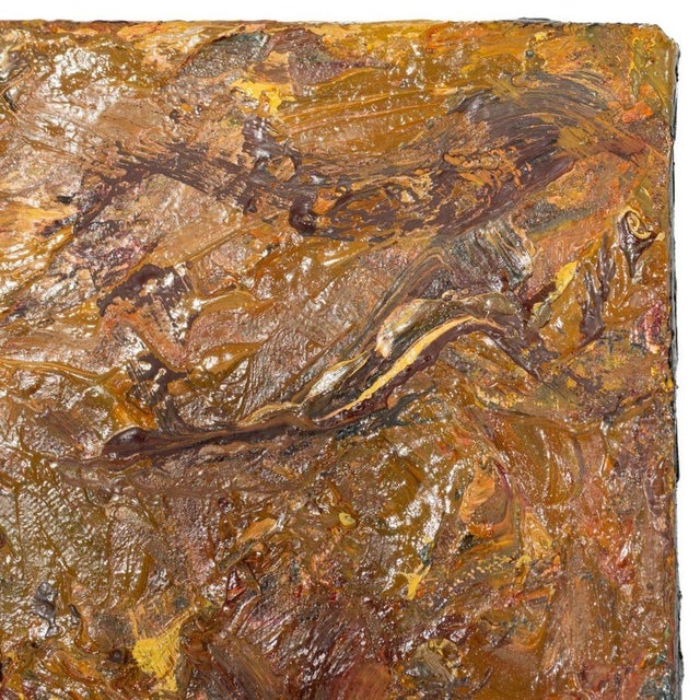 Contemporary Andy Miller Abstract Composition Oil on Canvas For Sale - Image 3 of 5