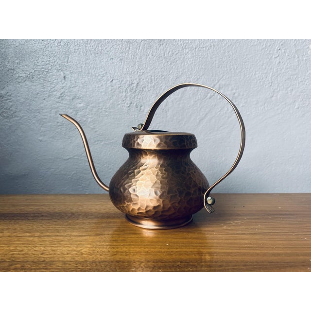 Vintage Copper Cactus Watering Can, 1960s For Sale - Image 3 of 8