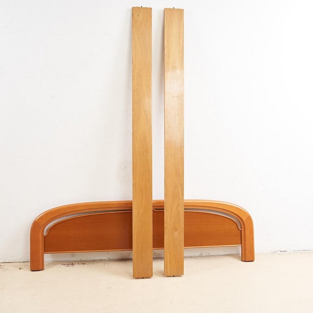 Wood Modern Wooden Bed For Sale - Image 7 of 8