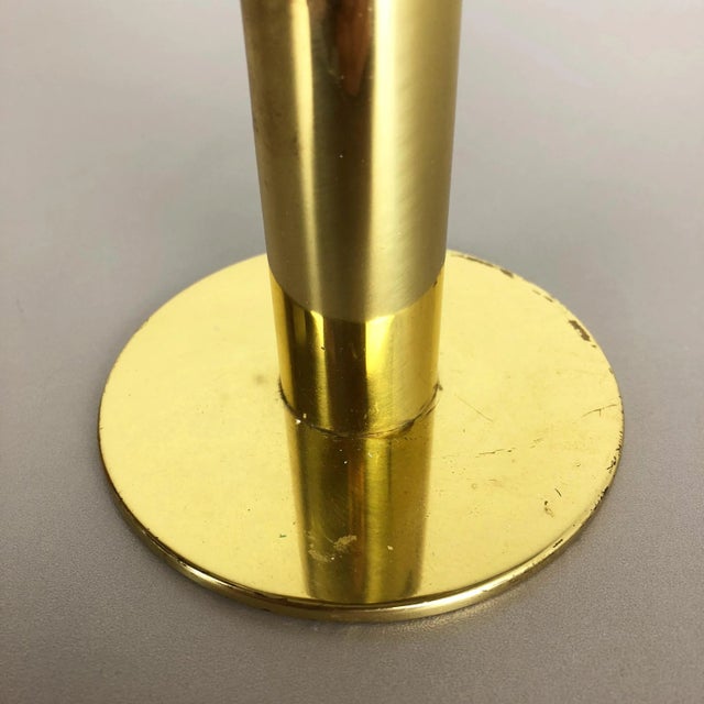 Brass & Glass Claudia Candleholder from Hans-Agne Jakobsson, Markaryd, Sweden, 1960s For Sale - Image 4 of 18