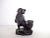 French Country Mid 20th Century Antique Black Soapstone Carved Figurine of Rooster and Chicken For Sale - Image 3 of 7