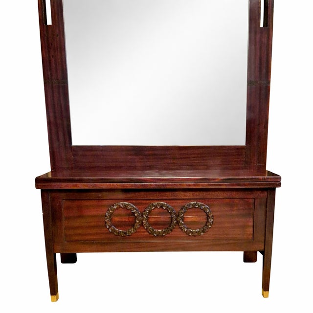 Art Nouveau Mirror with Console, 1890s For Sale - Image 3 of 4