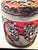 Antique Chinese Carved Cinnabar Lacquer Trinket Jewelry Floral Black and Red 4” For Sale - Image 12 of 12