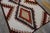 1930s 1930s White Zig Zag Antique American Native Navajo Carpet 3'4" X 5'2" Handwoven Wool Rug For Sale - Image 5 of 9