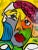 Peter Keil Picasso Style Painting, Peter Keil, 1972 For Sale - Image 4 of 9