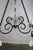 Metal Mid 20th Century Six-Light Rock Crystal Wrought Iron Chandelier For Sale - Image 7 of 10