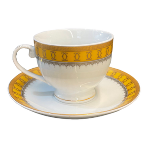 Vintage Casati Fine Porcelain Bavaria Design Tea Cup & Saucer