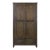 Mission 2 Door / 2 Drawer Armoire Walnut For Sale
