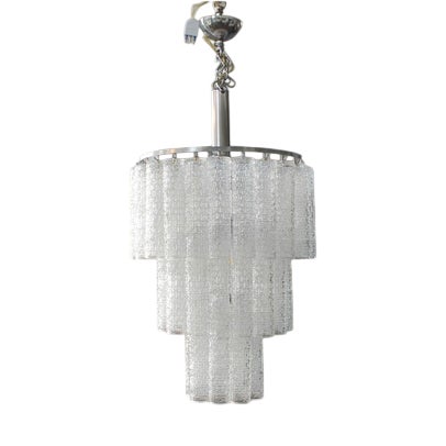 Tronchi Chandelier by Toni Zuccheri for Venini, 1960s For Sale