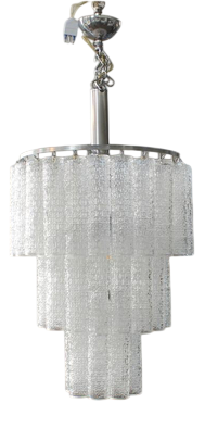 Tronchi Chandelier by Toni Zuccheri for Venini, 1960s