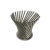 Abstract Artistic Stainless Steel Spiral Sticks Fruits Container Stand Riser Display For Sale - Image 3 of 5