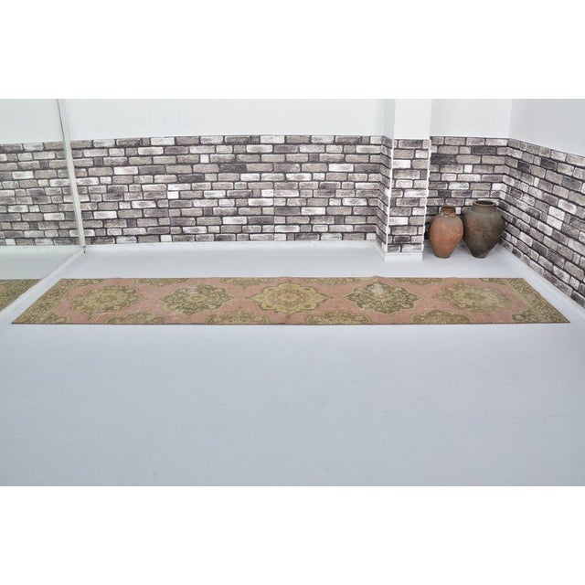 Vintage Antique Hallway Runner Rug For Sale - Image 4 of 10