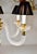 Superb Italian Murano Twisted Rope Glass Chandelier After Barovier and Toso For Sale - Image 10 of 12