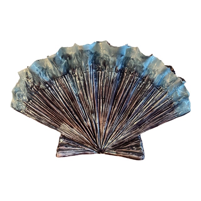 Heidi Schoop Scalloped Shell Vase Circa 1950’s For Sale