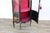 French Louis XV Style Ormolu Mounted Hand-Painted Curved Glass Vitrine Display Cabinet, 1940s For Sale - Image 16 of 18