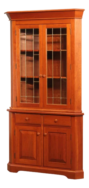 Hunt Country Furniture Cherry Corner Cabinet
