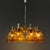1930s Art Deco German Chandelier in Yellow Glass and Metal, 1930s For Sale - Image 5 of 18