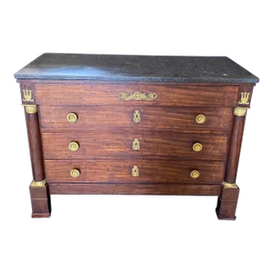 Elegant 19th Century French Empire Napoleon III Commode