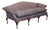 Antique English Country House Chippendale Camel Back 3-Seater Sofa For Sale