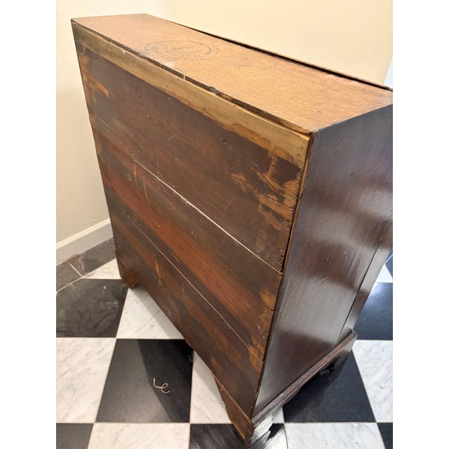 Antique English Georgian Style Slant Top Secretary Desk For Sale - Image 15 of 15