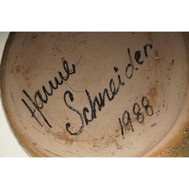 Axel Salto Mid Century Ceramic Bowl by Hanne Schneider for Axel Salto, 1988 For Sale - Image 4 of 6