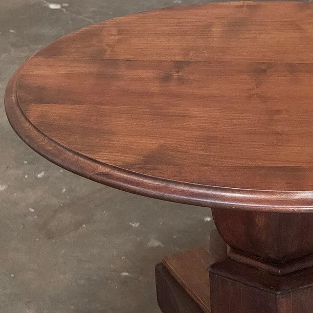 Chestnut Rustic Mid-Century European Lamp Table ~ Coffee Table For Sale - Image 8 of 12