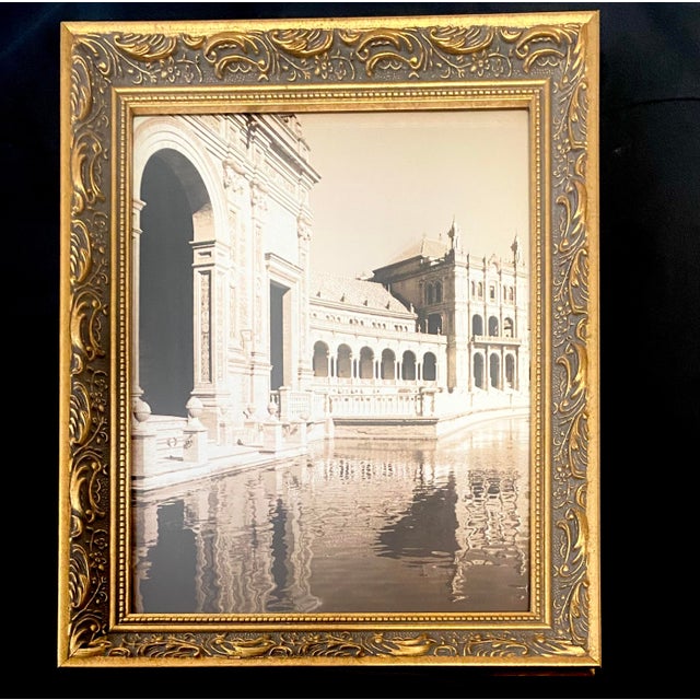 Vintage Burnes of Boston "Palermo Gold" Gold Ornate Filigree Wood Picture Frame. For Sale - Image 16 of 18