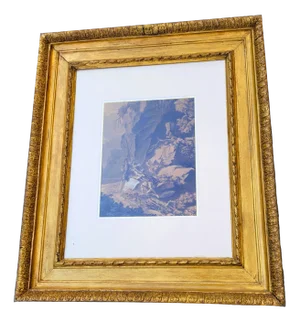 Constantin d'Aix, Animated Landscape with Roman Soldiers, 18th-19th Century, Gouache on Paper, Framed