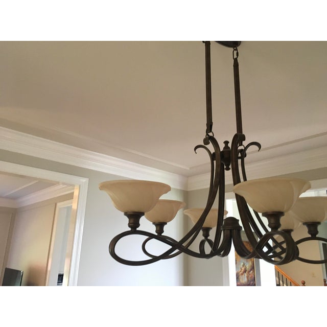 Pasquale Miranda for Feiss Chandelier For Sale - Image 4 of 7