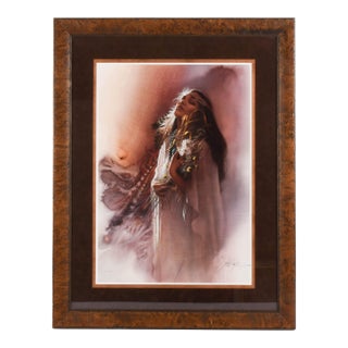 Signed "One With Nature" Limited-Edition 289/999 Lithograph by Lee Bogle For Sale