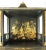 Black Pair of Vintage Louis XVI Style Chinoiserie Display Case For Sale - Image 8 of 12