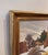 Rustic Quiet Winter Walk by Lorenzo Chavez | Pastel depicting a snow-covered village road with buildings. For Sale - Image 3 of 4