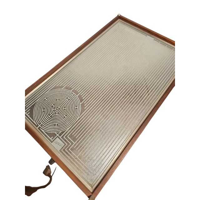 1960s 1960s Mid-Century Automatic Food Warmer Rolling Bar Cart For Sale - Image 5 of 6