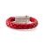 Sword Limited Red Fiat Lux 18k White Gold Titanium Eagle Diamond Bracelet For Sale - Image 4 of 8