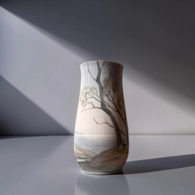 Vintage Danish Porcelain Vase from Bing & Grøndahl For Sale - Image 5 of 6