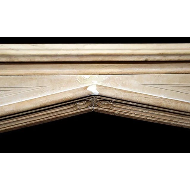 Gothic Antique Marble Gothic Revival Style Mantel For Sale - Image 3 of 7