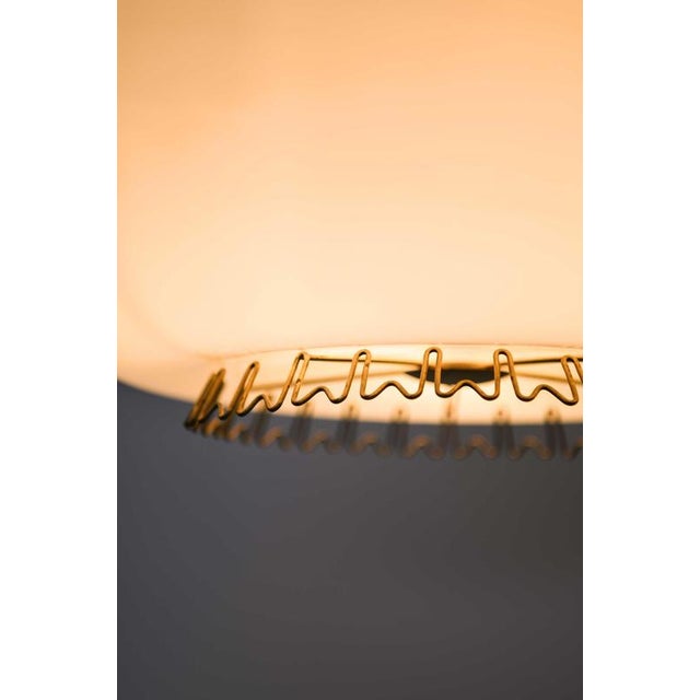 Gold Flush Mounts in Brass attributed to Lisa Johansson-Pape, 1950s, Set of 2 For Sale - Image 8 of 11