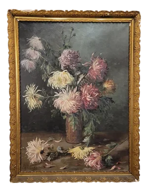 Marthe Danard Puig, Autumn Flowers​, 20th Century, Oil on Canvas