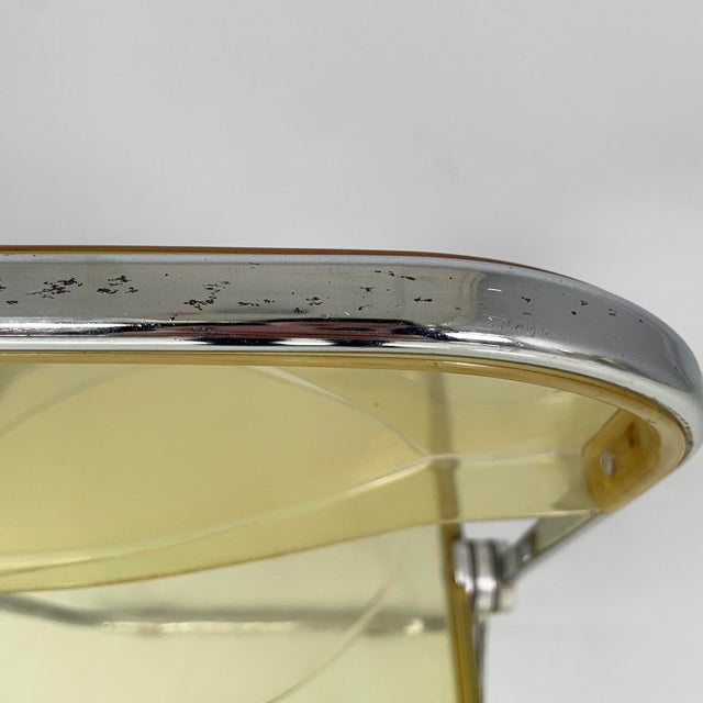 Silver Italian Modern Chairs by Giancarlo Piretti for Anonymous Castelli, 1970s, Set of 4 For Sale - Image 8 of 18