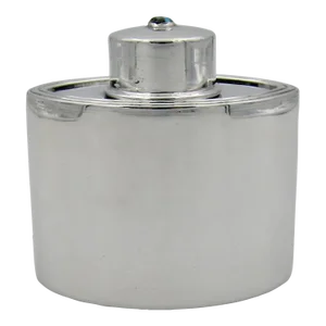 1905-1910 English Tea Caddy With Blue Ruskin Inset Cabochon