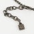 Karl Lagerfeld Gunmetal Long Necklace with Red and Black Enamel For Sale - Image 9 of 13