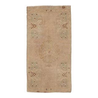 A Vintage Turkish Yastik Rug 1'9 X 3'4 For Sale